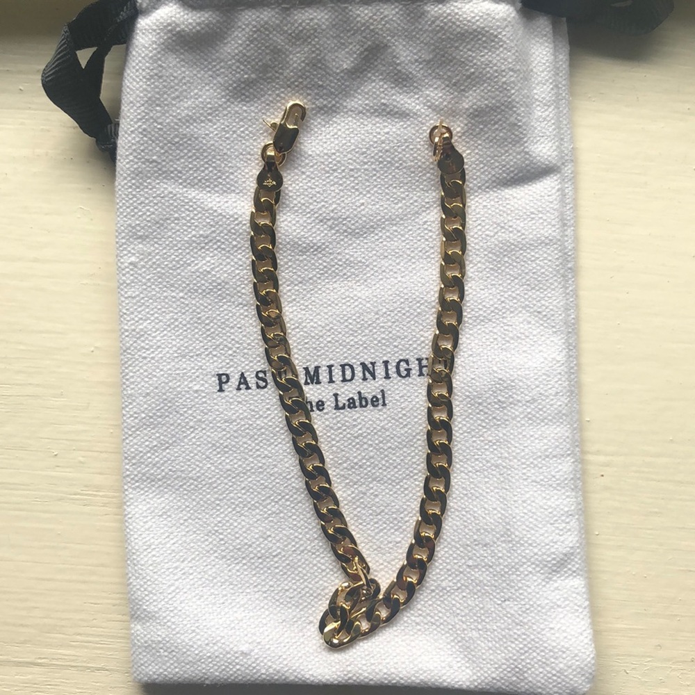 Past Midnight Brand Gold Anklet